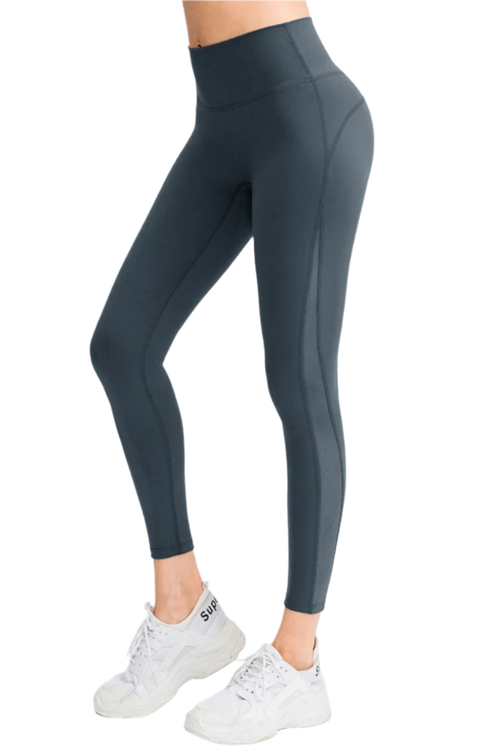 Wide Waistband Slim Fit Long Sports Pants - KRE Prime Deals