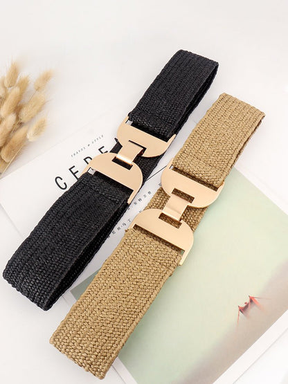 Alloy Buckle Elastic Belt - KRE Prime Deals