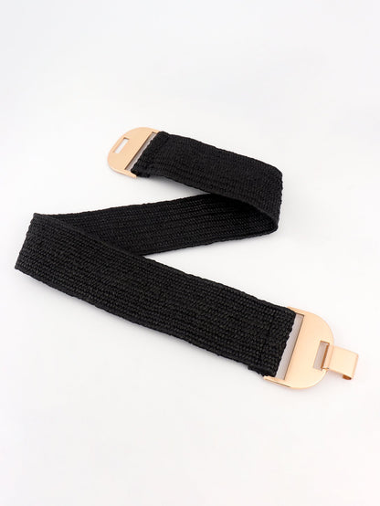 Alloy Buckle Elastic Belt - KRE Prime Deals