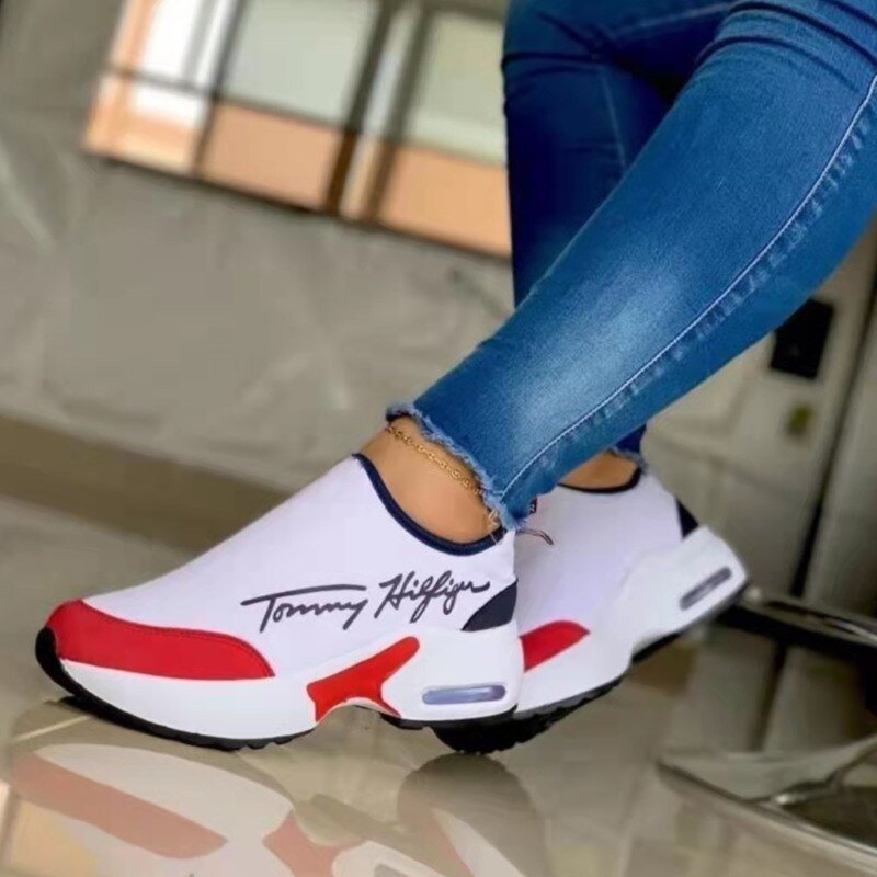 Casual Breathable Wedges Ladies Walking Sneakers Flat Women Shoes - KRE Prime Deals