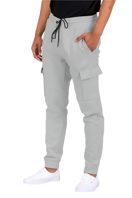 Cotton Blend Cargo Joggers - KRE Prime Deals