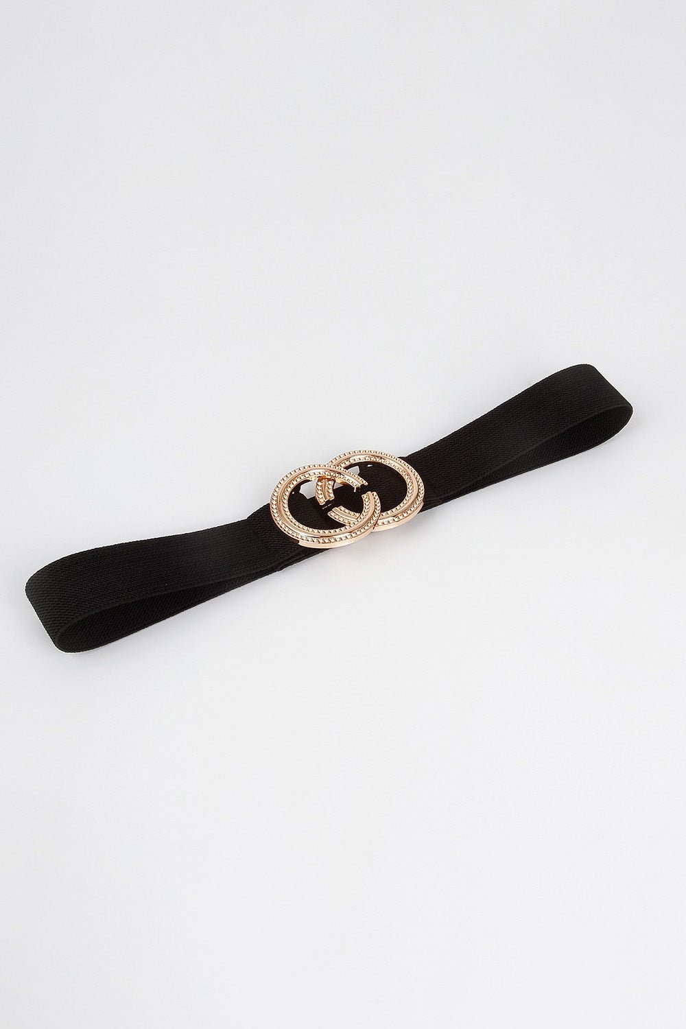 Double Hoop Buckle Elastic Belt - KRE Prime Deals