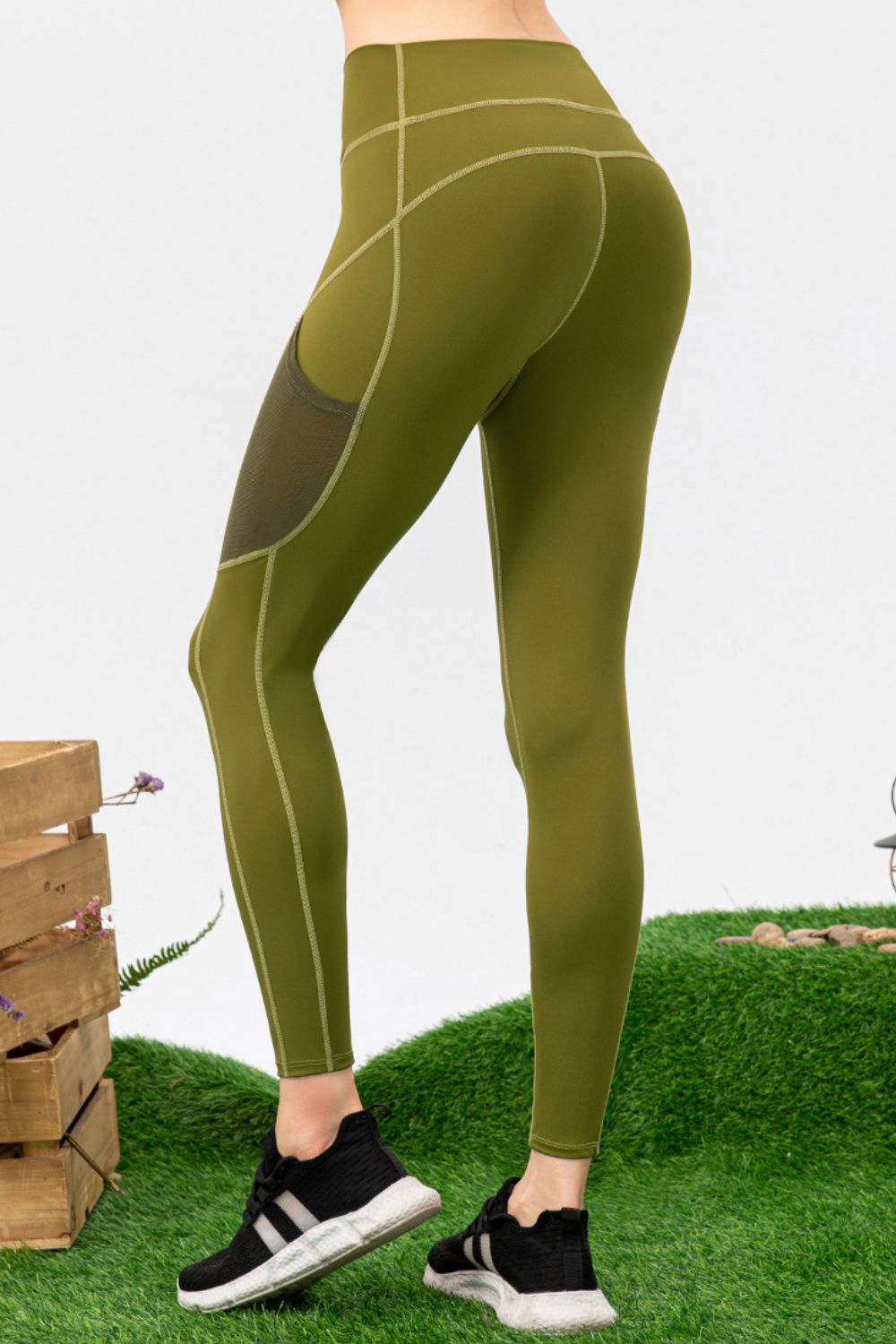 High Waist Slim Fit Long Sports Pants - KRE Prime Deals