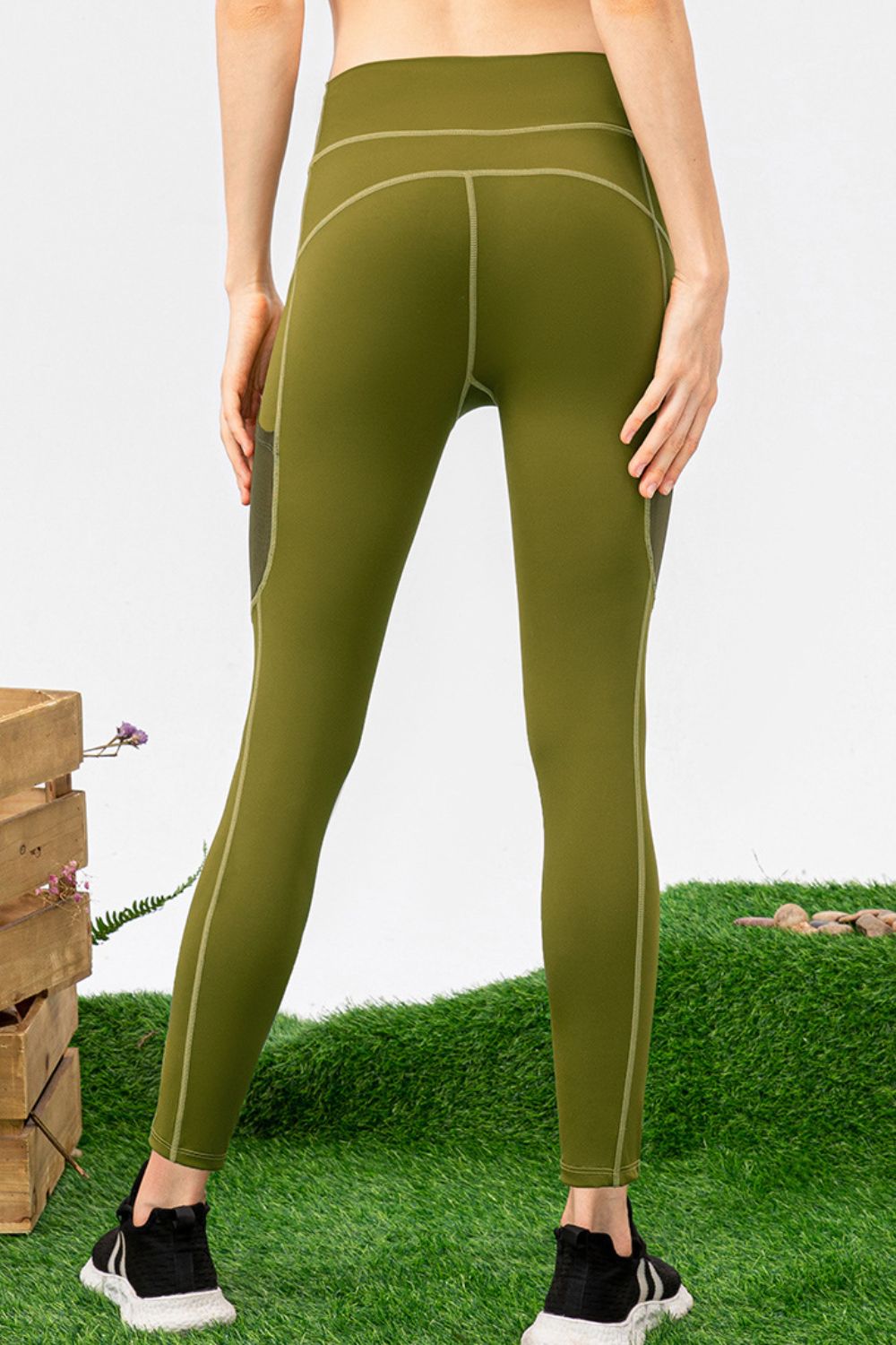 High Waist Slim Fit Long Sports Pants - KRE Prime Deals