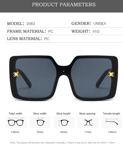 KRE Prime Lady shades trendy oversized Sunglasses Multi Frame Color - KRE Prime