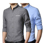 KRE Prime Men Mandarin Collar Shirt - KRE Prime
