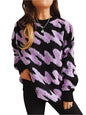 KRE Prime Women Ribbed Striped Dropped Shoulder Sweater - KRE Prime
