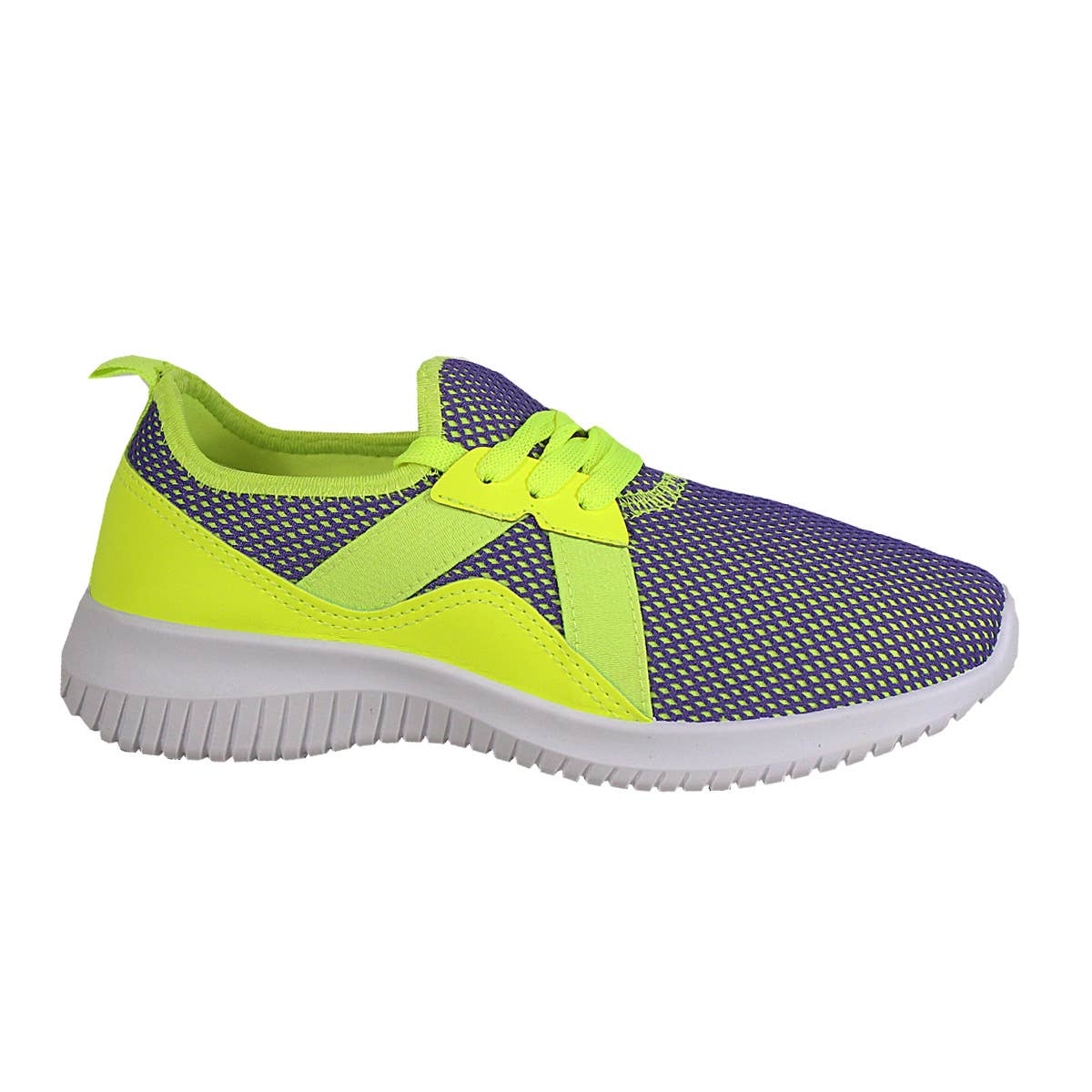 KRE Prime Womens Mesh Track Sneakers - Black - KRE Prime