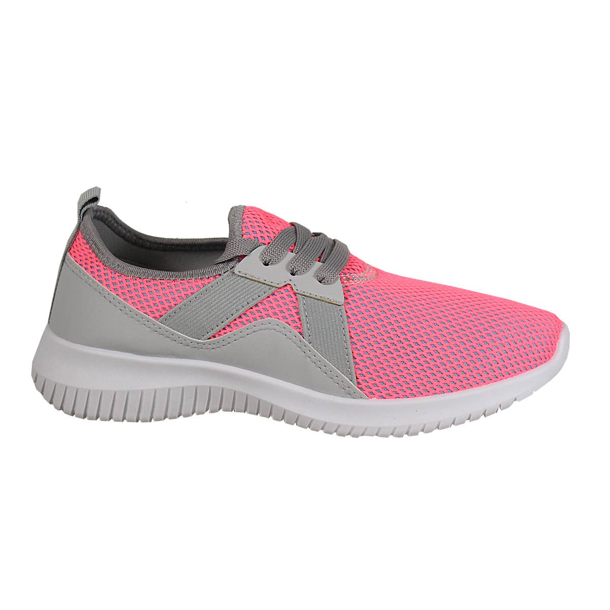 KRE Prime Womens Mesh Track Sneakers - Black - KRE Prime