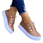 Light Breathable Casual Female Flat Shoes Black/White/Gold/Rose Gold - KRE Prime Deals