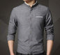 Mens Mandarin Collar Shirt - KRE Prime Deals