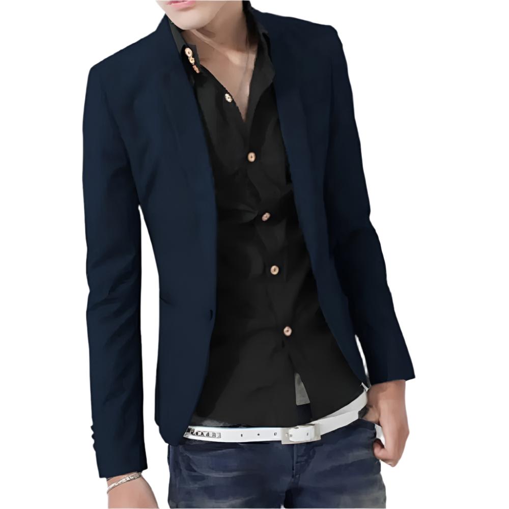 Mens Slim Fit Casual Blazer - KRE Prime Deals