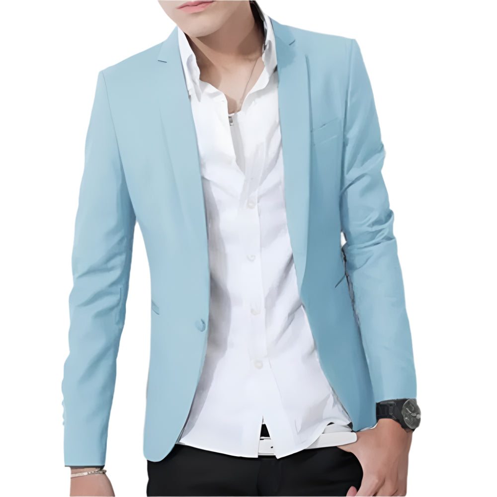 Mens Slim Fit Casual Blazer - KRE Prime Deals