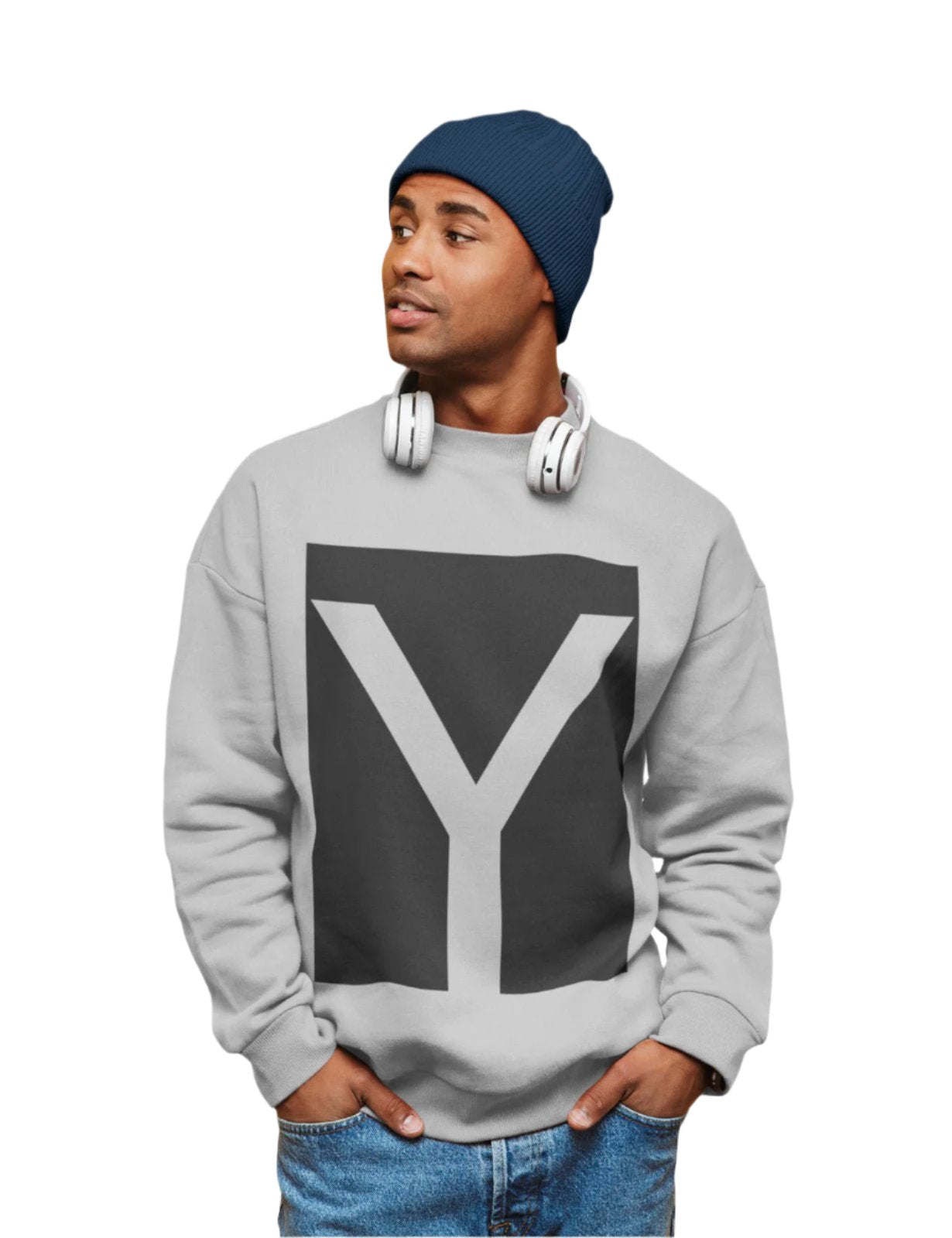 Mens Y Logo Crewneck Sweatshirt - KRE Prime