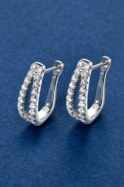 Moissanite 925 Sterling Silver Earrings - KRE Prime Deals