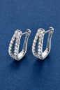 Moissanite 925 Sterling Silver Earrings - KRE Prime Deals