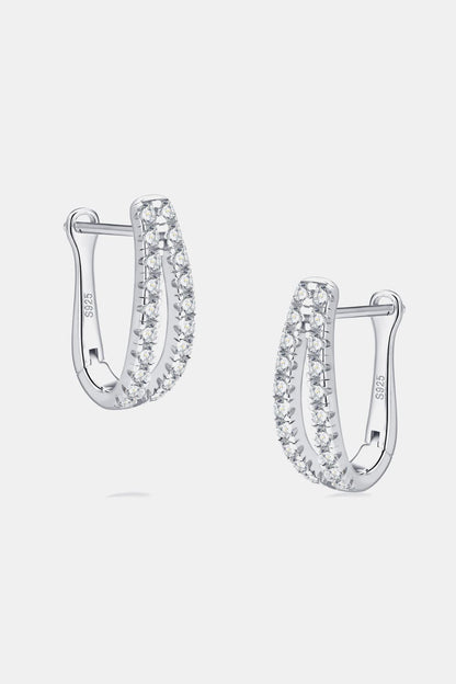 Moissanite 925 Sterling Silver Earrings - KRE Prime Deals