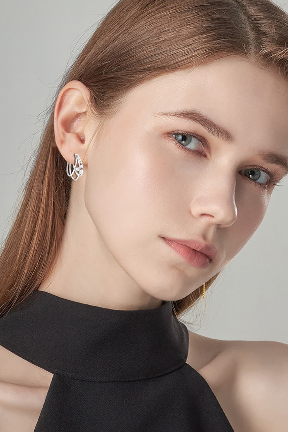 Moissanite 925 Sterling Silver Layered Earrings - KRE Prime Deals