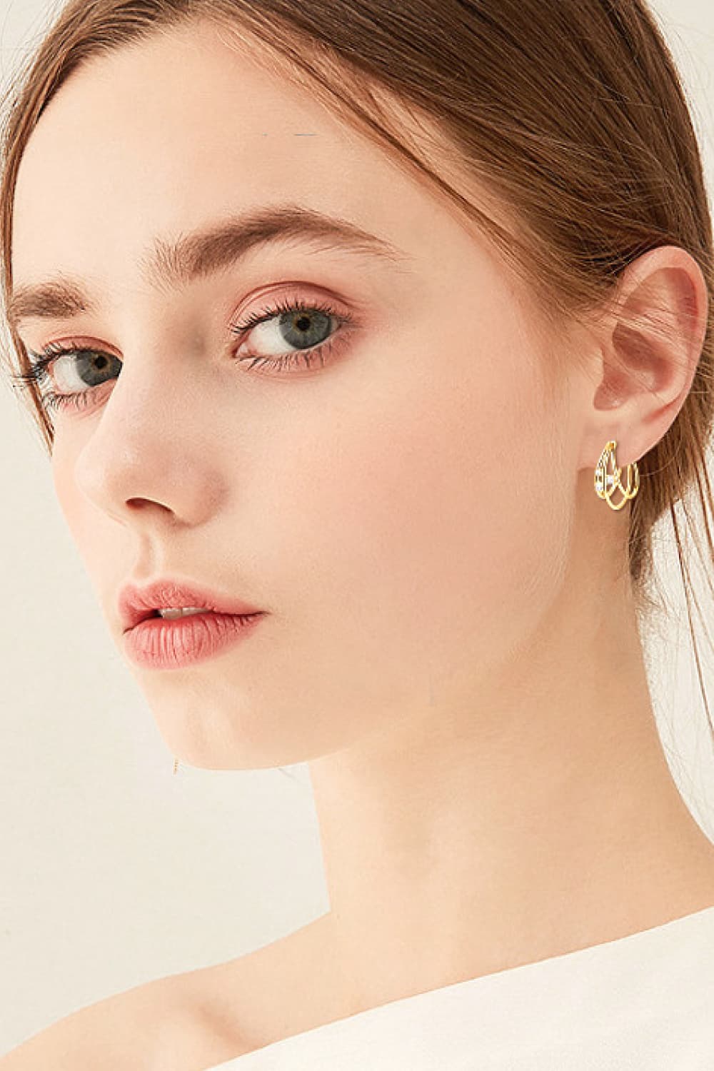 Moissanite 925 Sterling Silver Layered Earrings - KRE Prime Deals