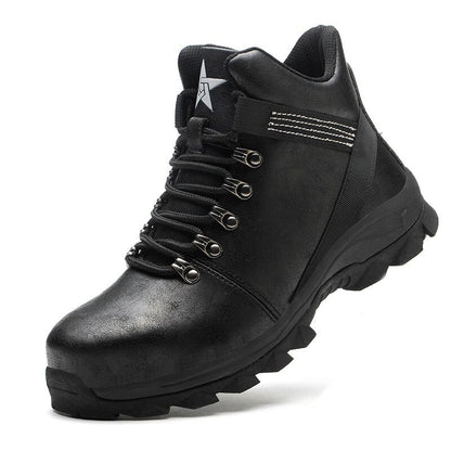 New Men waterproof Work Safety Shoes Anti-puncture Steel Working Sneakers Indestructible Work Shoes Boots Security Shoes - KRE Prime Deals