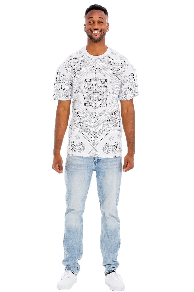 Paisley Crew Tshirt - KRE Prime Deals