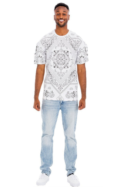 Paisley Crew Tshirt - KRE Prime Deals