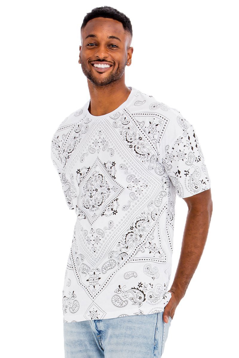 Paisley Crew Tshirt - KRE Prime Deals
