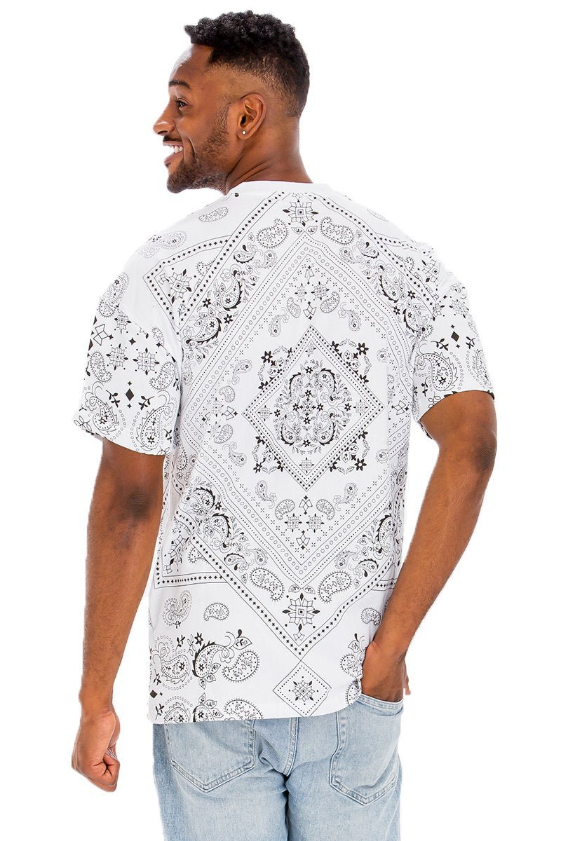 Paisley Crew Tshirt - KRE Prime Deals