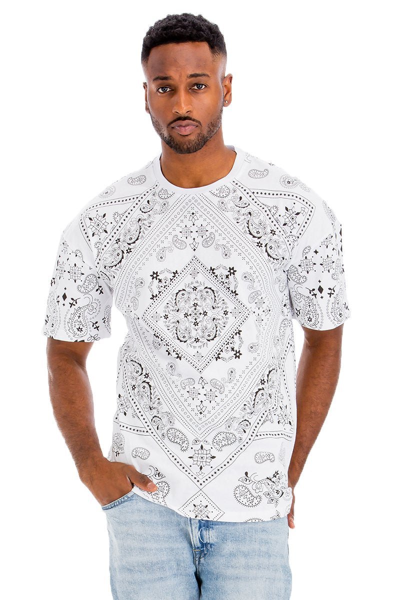Paisley Crew Tshirt - KRE Prime Deals
