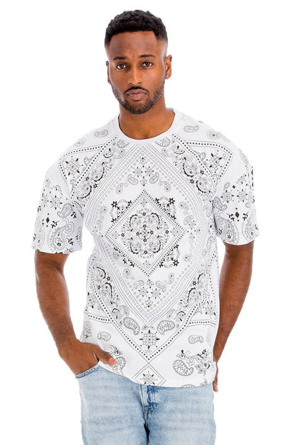 Paisley Crew Tshirt - KRE Prime Deals