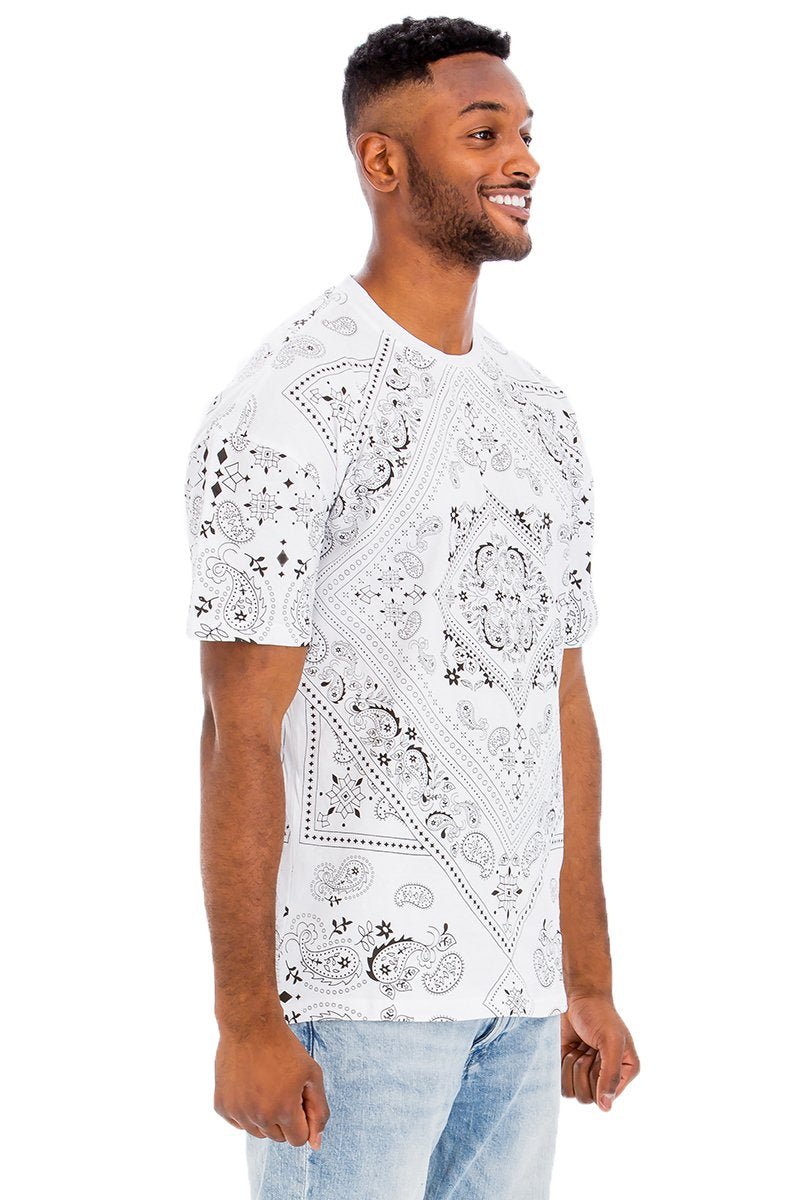 Paisley Crew Tshirt - KRE Prime Deals