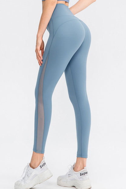 Wide Waistband Slim Fit Long Sports Pants - KRE Prime Deals